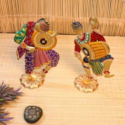 Colourful Dancing Men Set of 2 - Image 3