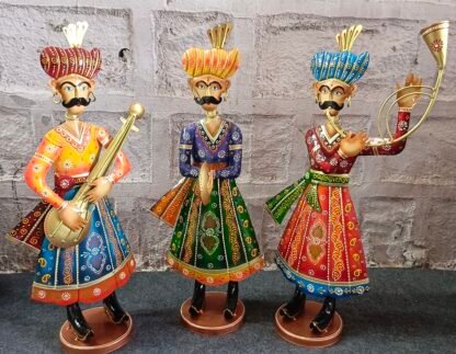 HM_1211_Rajasthani Music Band Figurines Set of 3