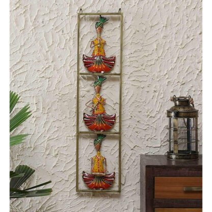HM_1037_Wrought Iron Musician Men Wall Art In Red