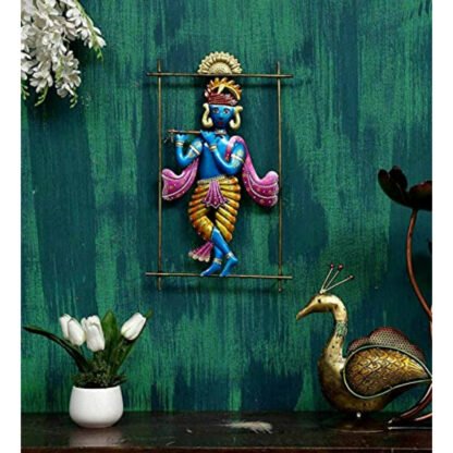 HM_1044_Krishna Playing Flute Wall Art