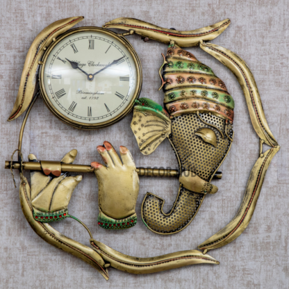 Ganesha Wall Clock decor