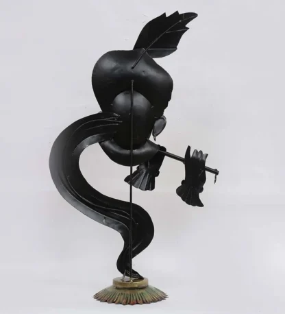 Metal Krishna Idol Show Piece - Image 3