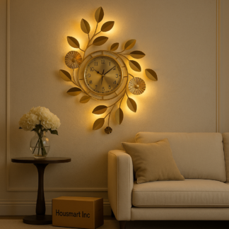 Floral Wall Decoration Clock