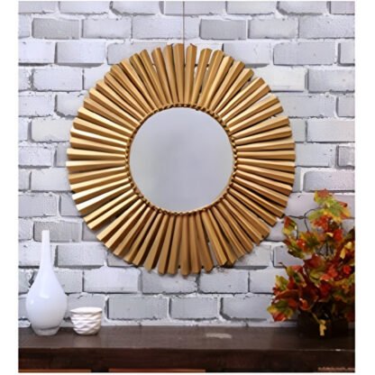 Metal Antique Round Wall Mirror
