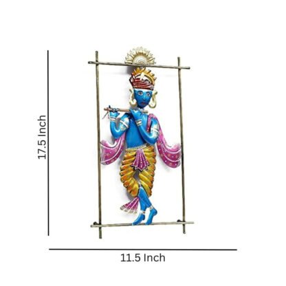 Multicolour Krishna for Wall Decor - Image 3