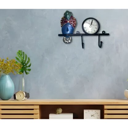 Krishna Wall Clock with 2 Hook - Image 2
