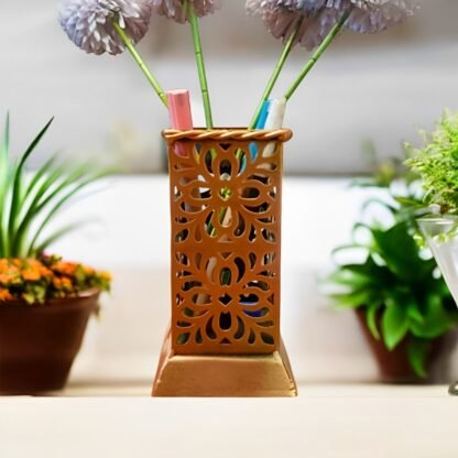 Golden Iron Pen Stand