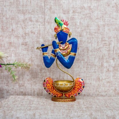 Blue Krishna Tea Light - Image 3