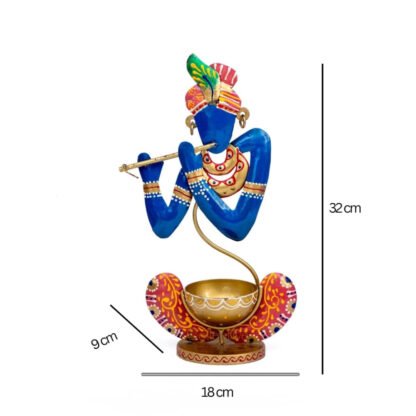 Blue Krishna Tea Light - Image 2