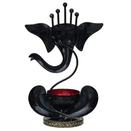 Ganesha Tea Light (Red & Blue) - Image 3