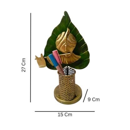 Krishna Leaf Pen Stand - Image 7