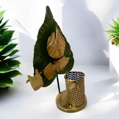 Krishna Leaf Pen Stand - Image 5