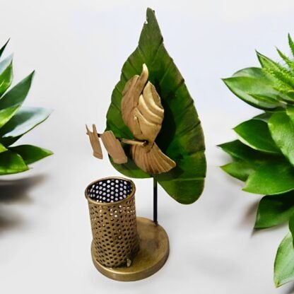 Krishna Leaf Pen Stand - Image 4